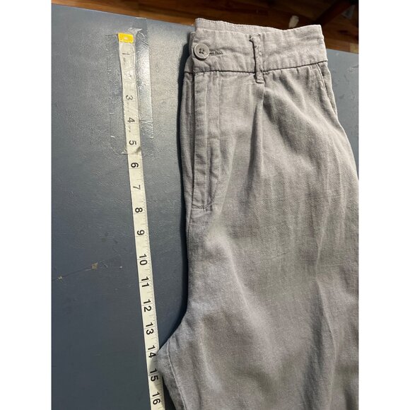 Rewash Womens Linen Blend Pants sz 9/29 Wide-Leg Grey Pants Beachy - Picture 7 of 12